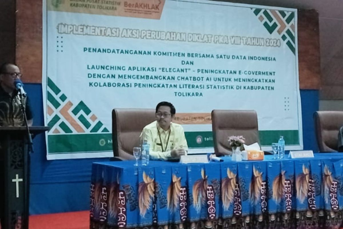 Tolikara luncurkan aplikasi Elegant untuk Satu Data Indonesia