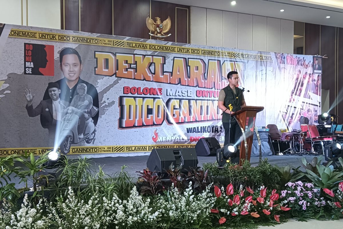 Relawan Bolone Mase dukung Dico di Pilkada Kota Semarang 2024