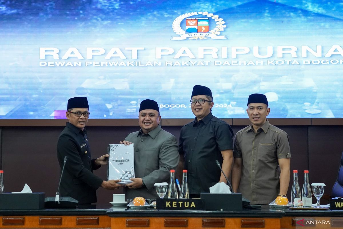 DPRD Kota Bogor telah terima draf KUA-PPAS Perubahan 2024