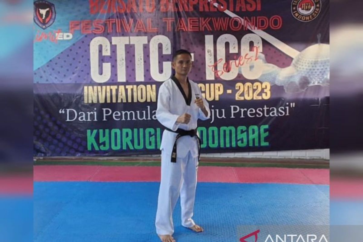 Iptu Husni Afriansyah, polisi berdedikasi tinggi yang bangun Dojang taekwondo hingga cetak atlet berprestasi di Babel