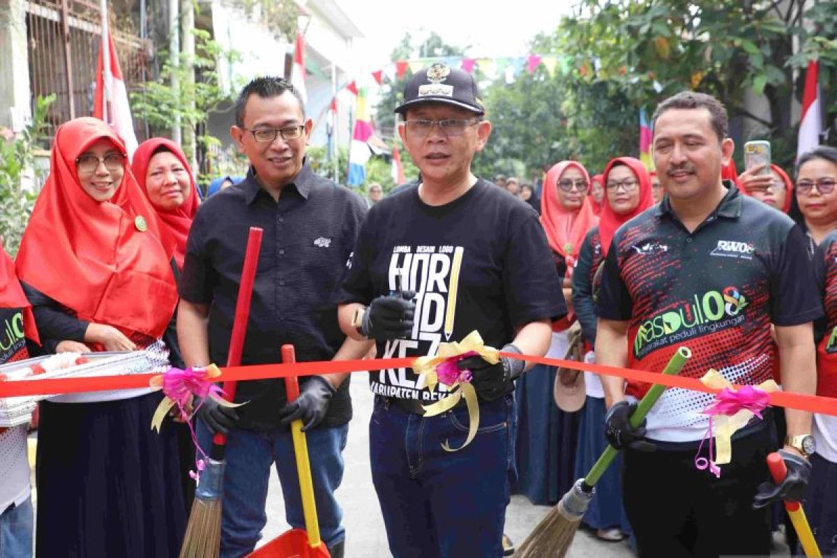 Lomba kampung bersih tingkat RT se-Kabupaten Bekasi resmi dimulai