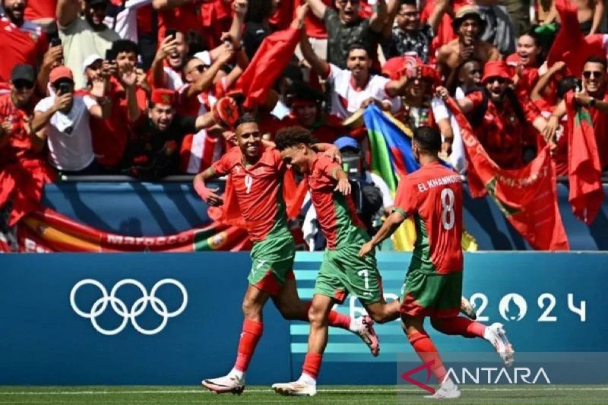 Olimpiade 2024 : Maroko raih perunggu usai libas Mesir 6-0