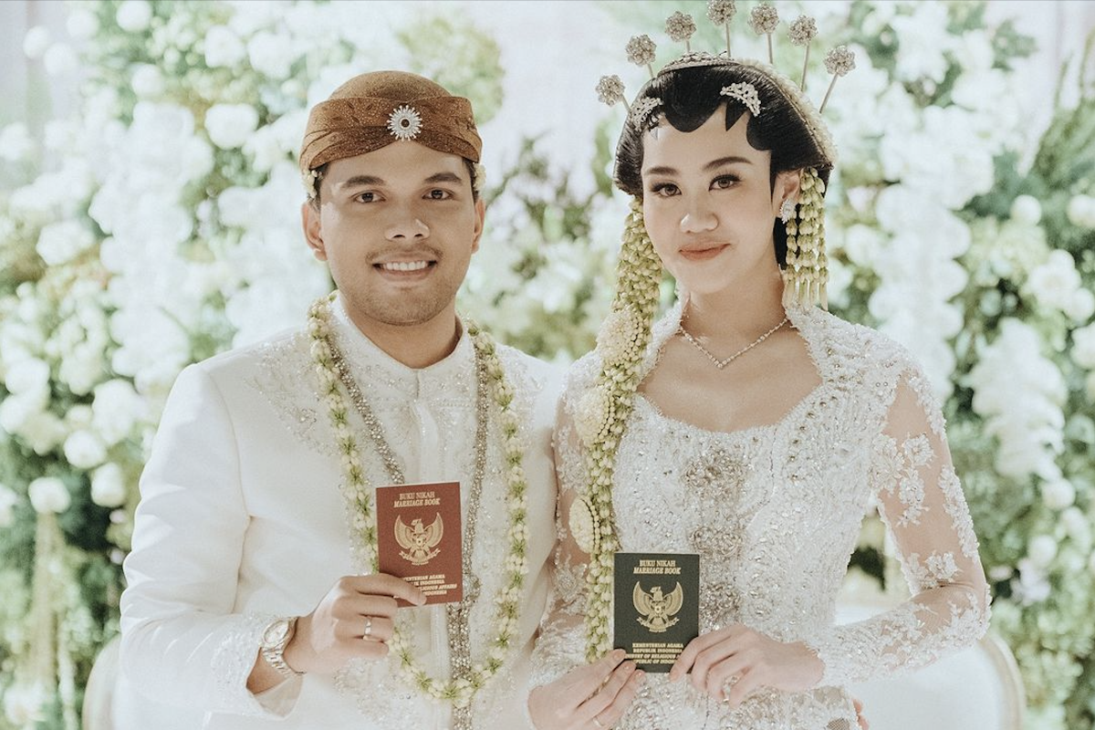 Sah jadi suami-istri, intip akad Thariq Halilintar dan Aaliyah Massaid