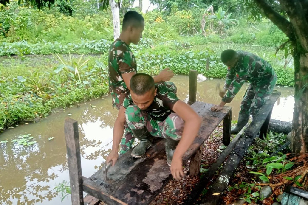 Prajurit TNI bantu giat Kongregasi Susteran di  Nduga