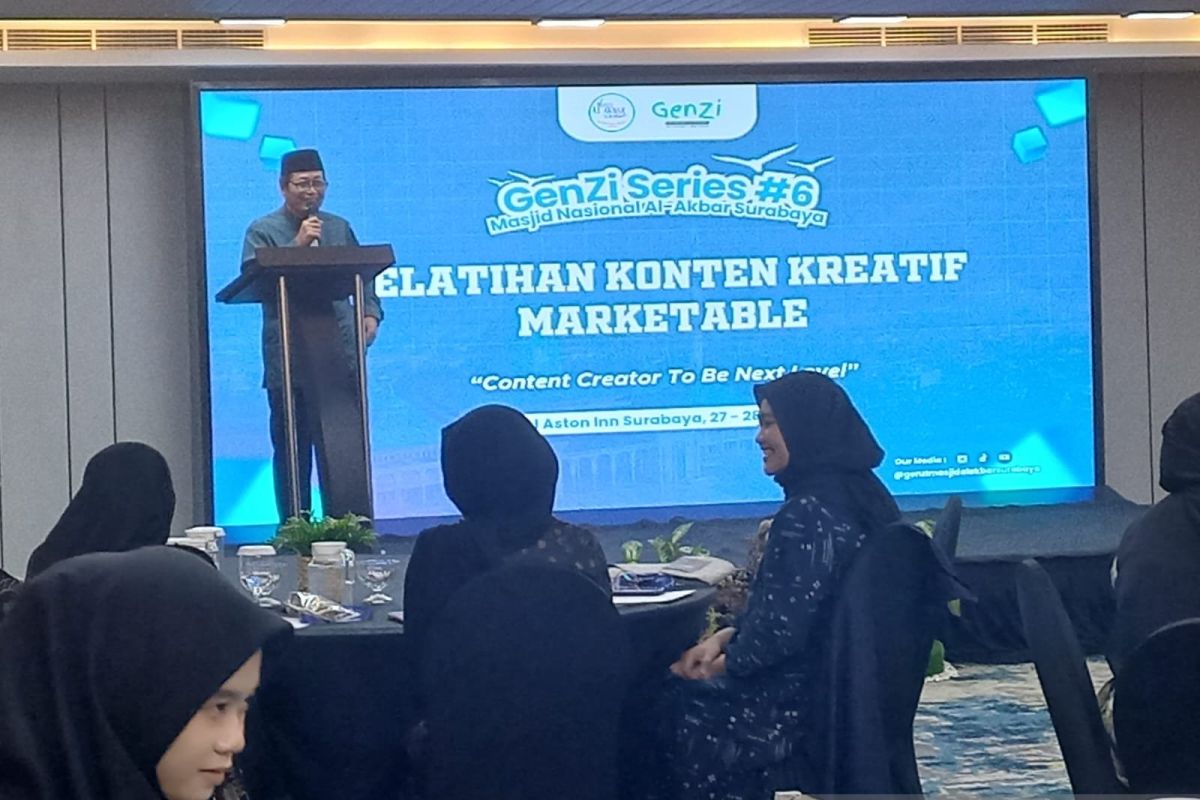 Majelis GenZI Masjid Al Akbar Surabaya adakan pelatihan konten kreator