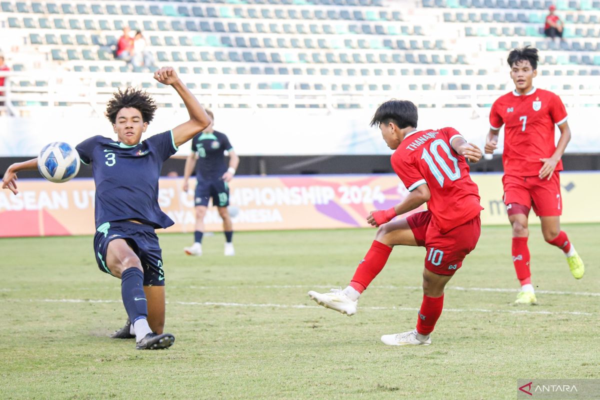 Kalahkan Australia 1-0, Thailand melaju ke final Piala AFF U-19