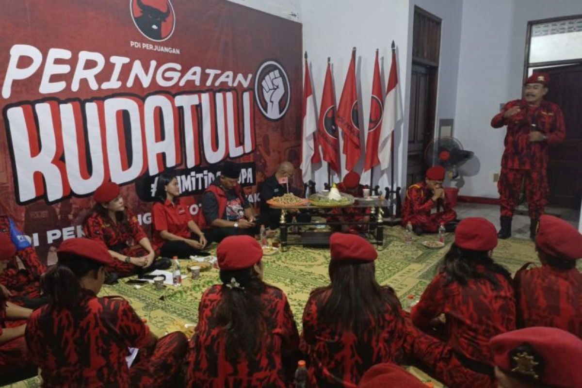 Refleksi peristiwa Kudatuli, Banteng Jogja ajak kader jaga marwah partai