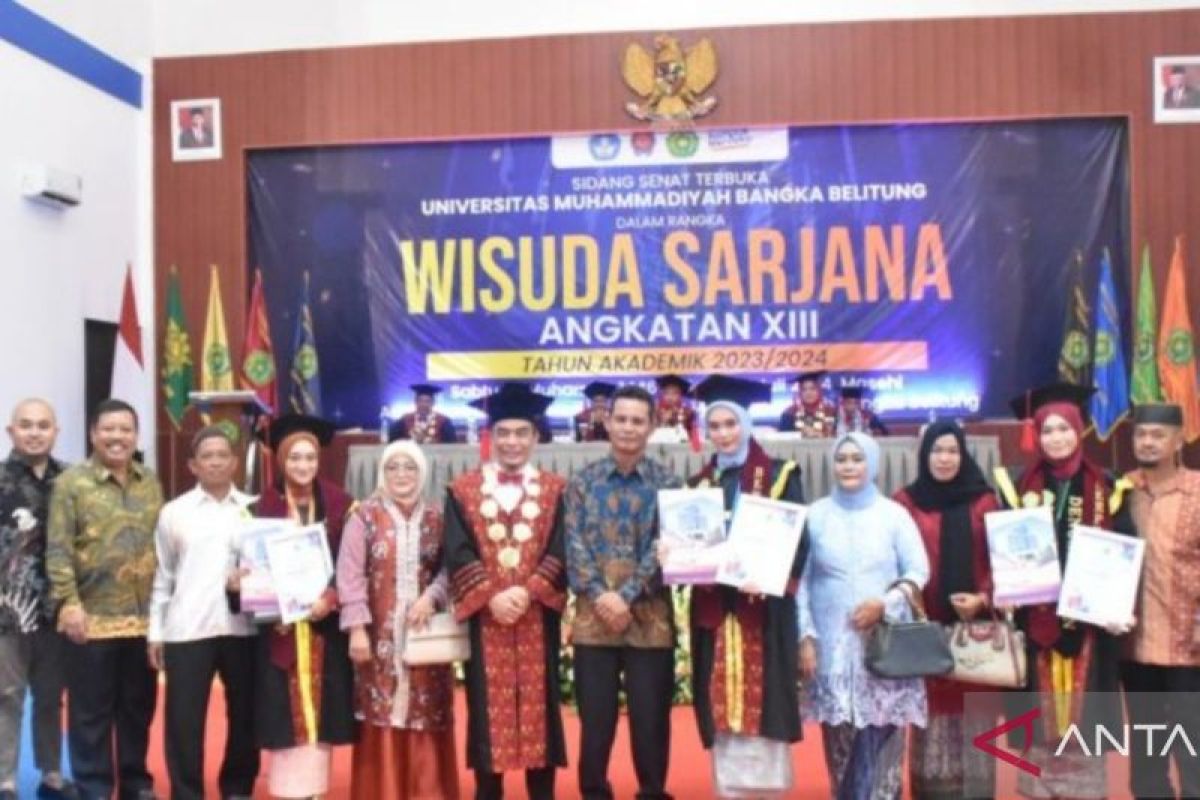 Unmuh Babel mewisuda 138 mahasiswa dari tujuh program studi