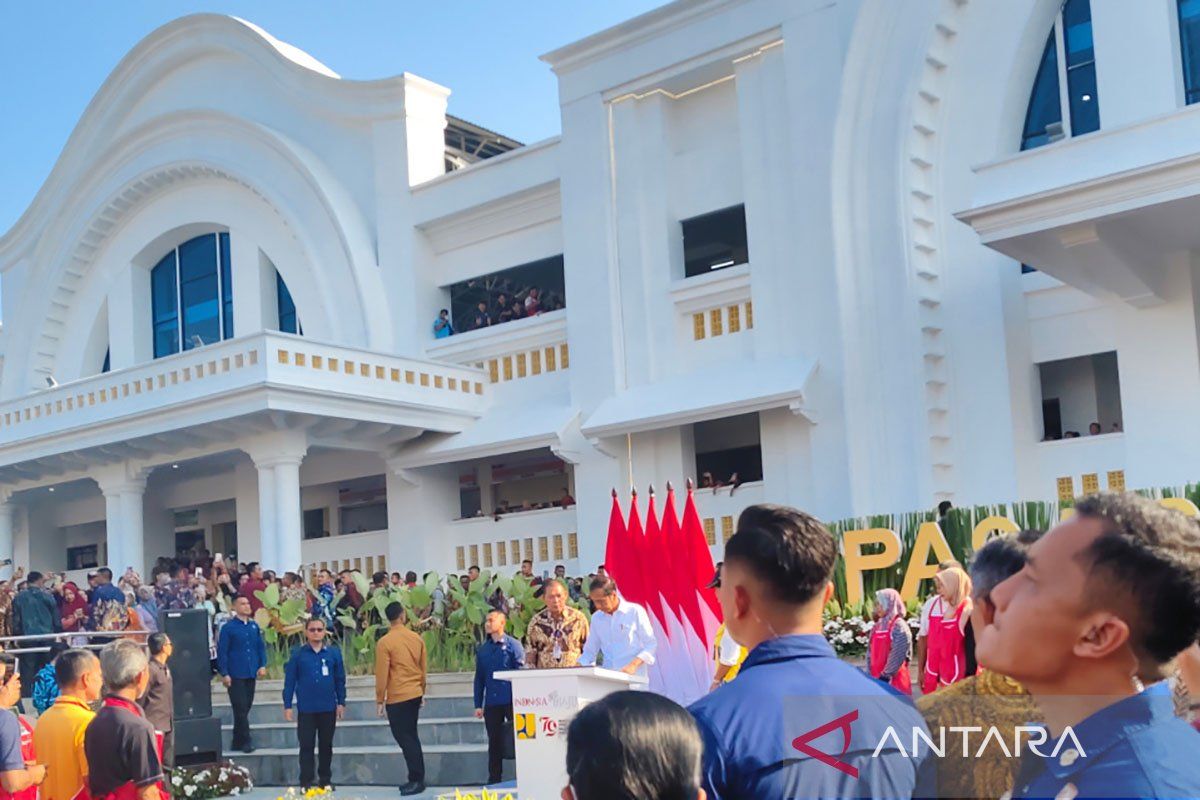 Presiden Jokowi resmikan Pasar Jongke Solo