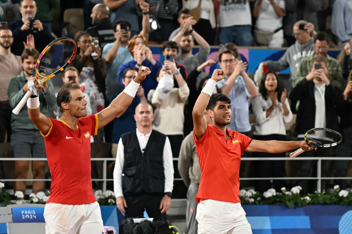 Cerita Alcaraz seusai main bareng Nadal di Olimpiade Paris