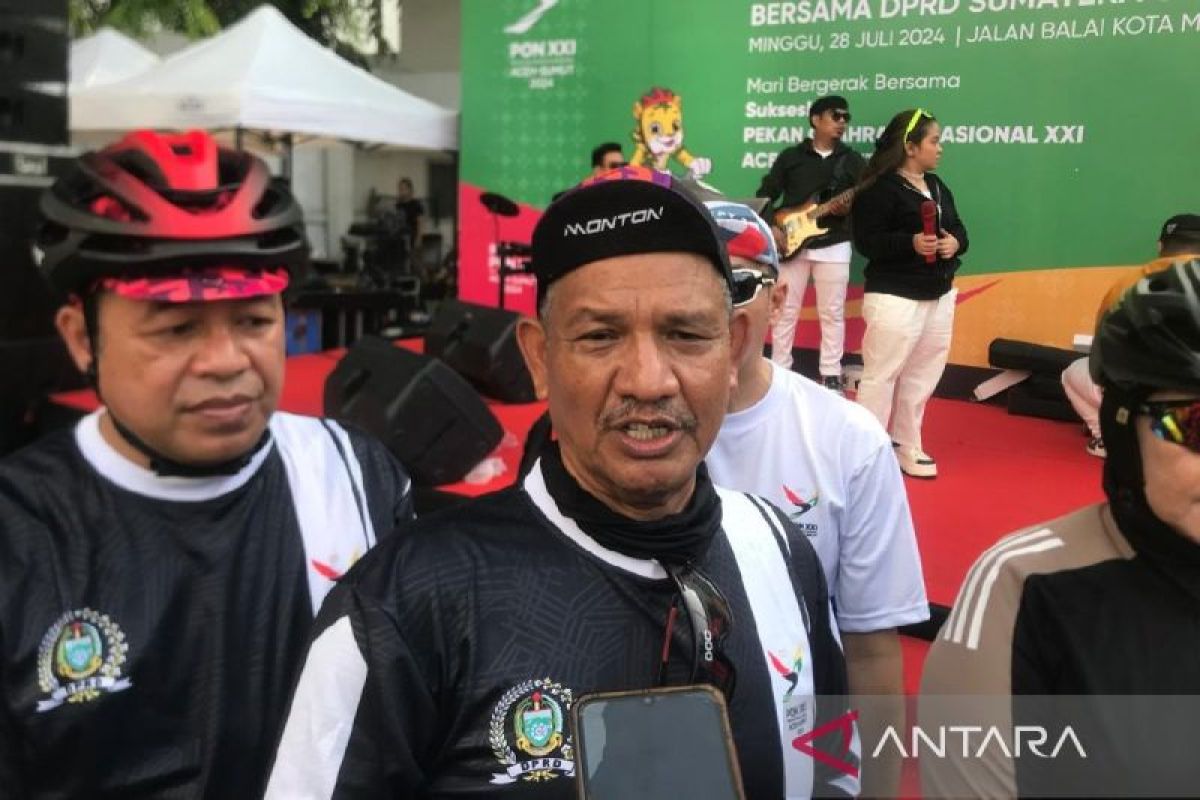 DPRD Sumut sebut Gowes Road to  PON XXI bentuk dukungan sukseskan PON