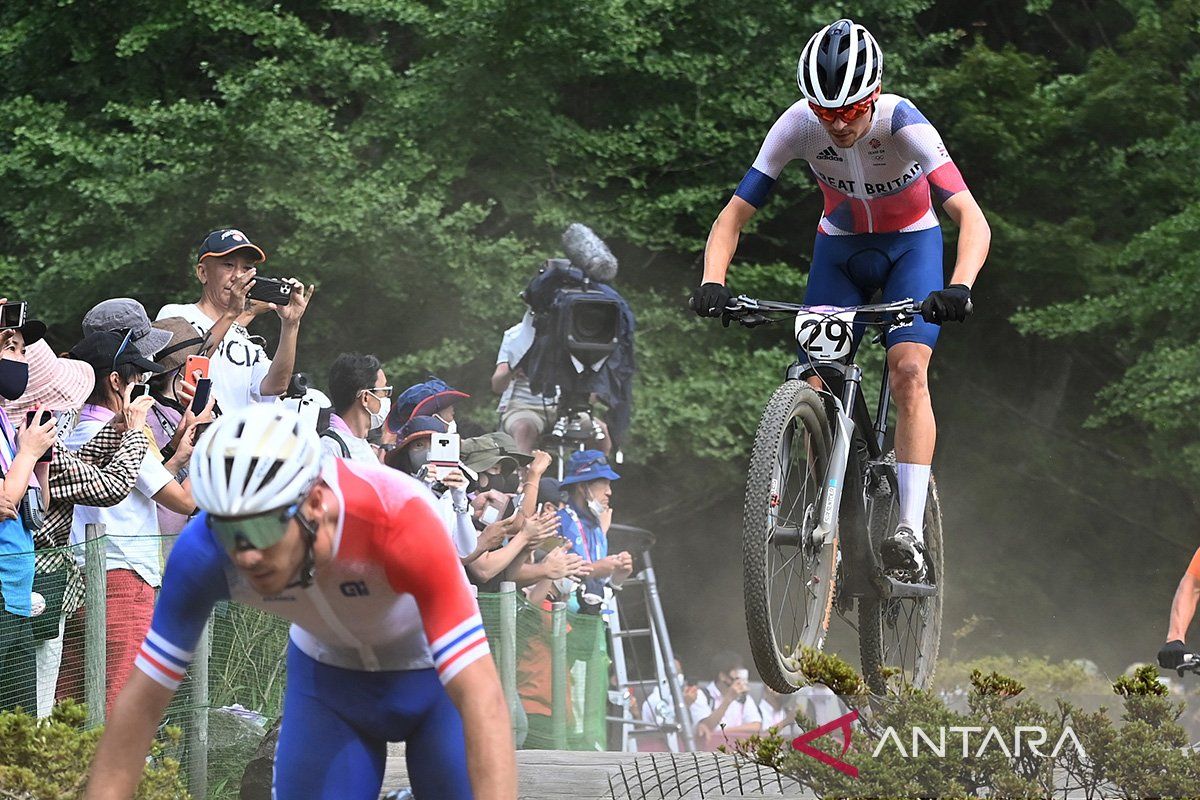 Menilik perubahan lintasan balap sepeda gunung Olimpiade akibat hujan