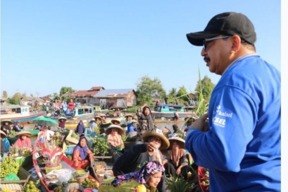 Ratusan peserta ikuti Festival Pasar Terapung Lok Baintan 2024