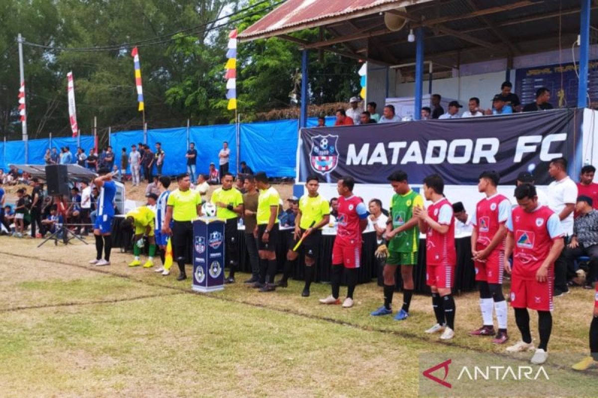 32 Tim ramaikan turnamen sepak bola HUT Matador FC, total hadiah Rp40 juta