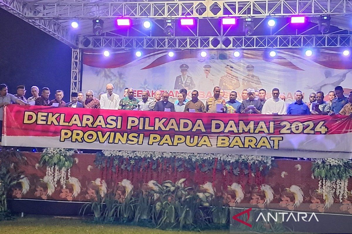 Forkopimda Papua Barat deklarasikan Pilkada 2024 damai