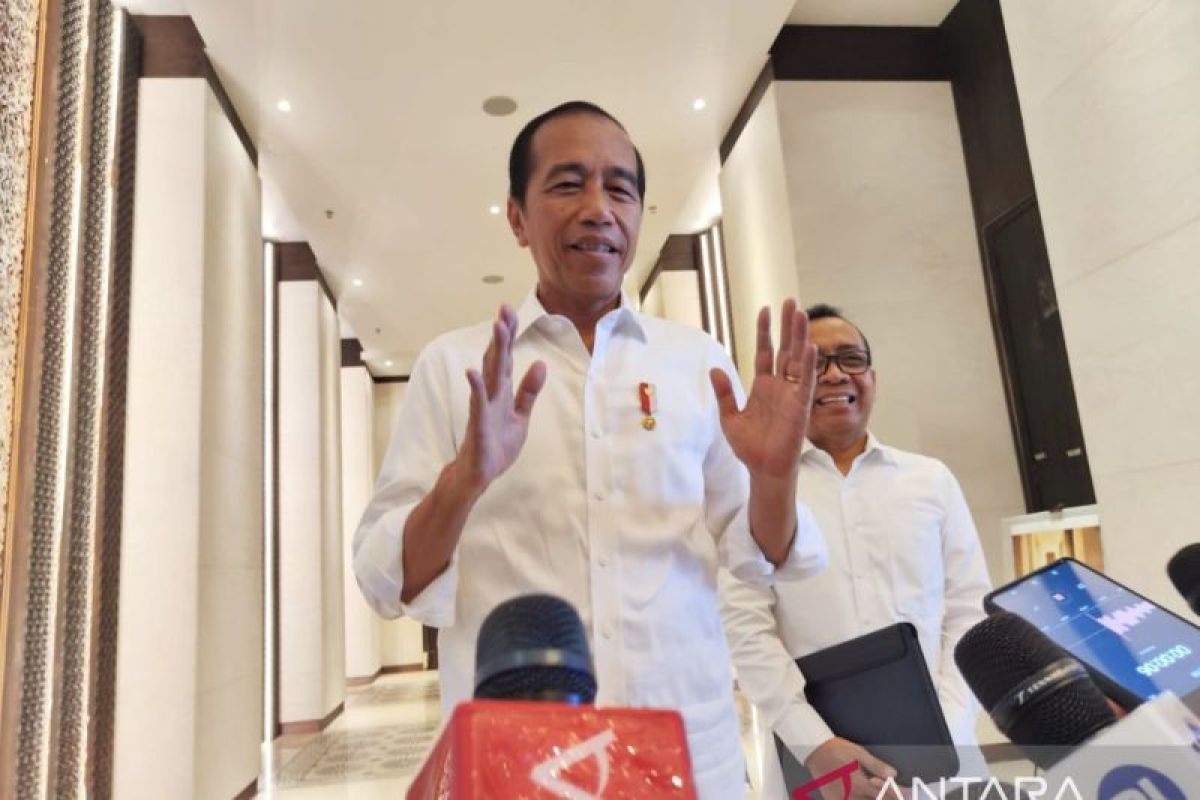 Presiden Jokowi: pembangunan infrastruktur Istana Kepresidenan IKN berjalan baik