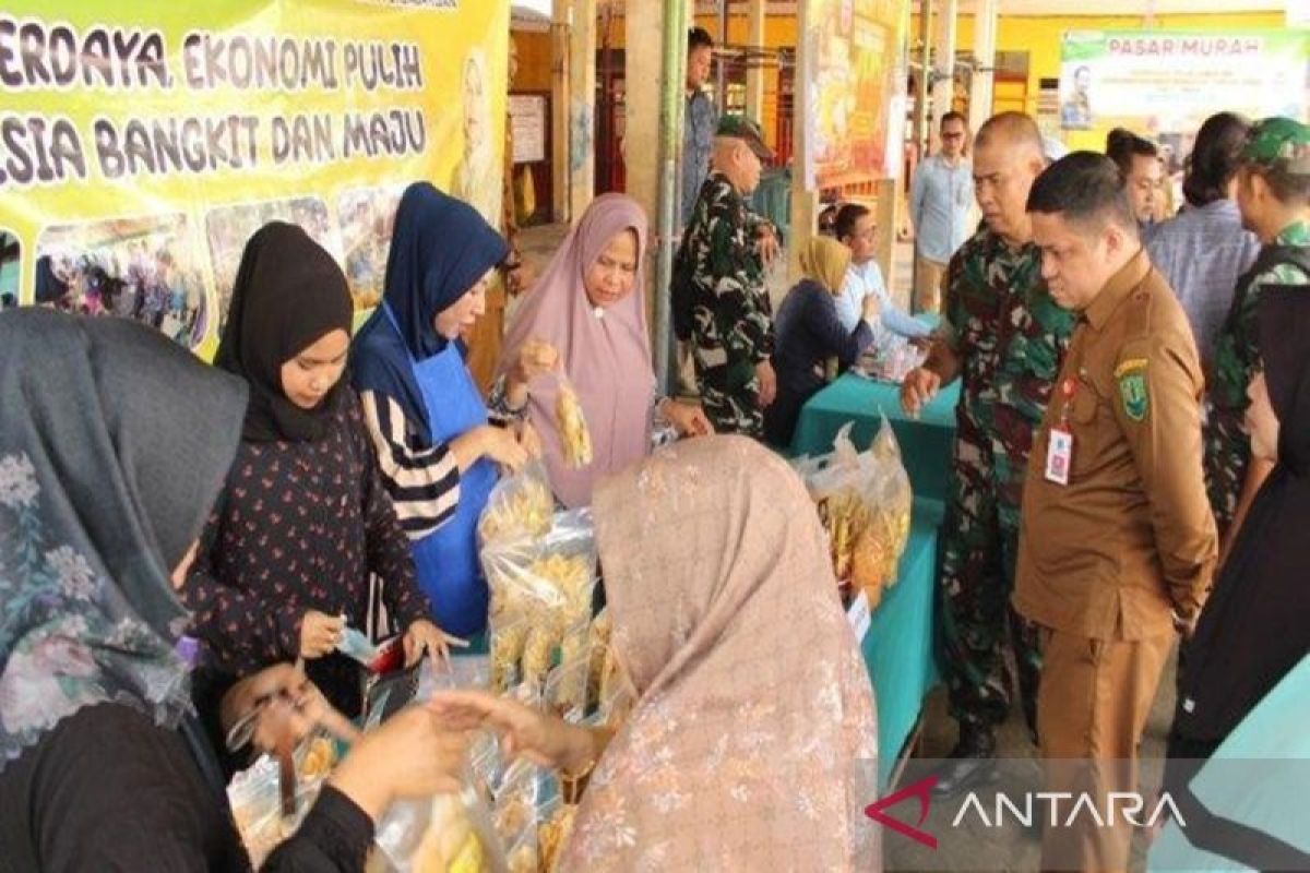 Jelang Idul Fitri 2024 Kodim 1001/HSU-Balangan Gandeng Pemkab HSU Gelar Pasar Murah