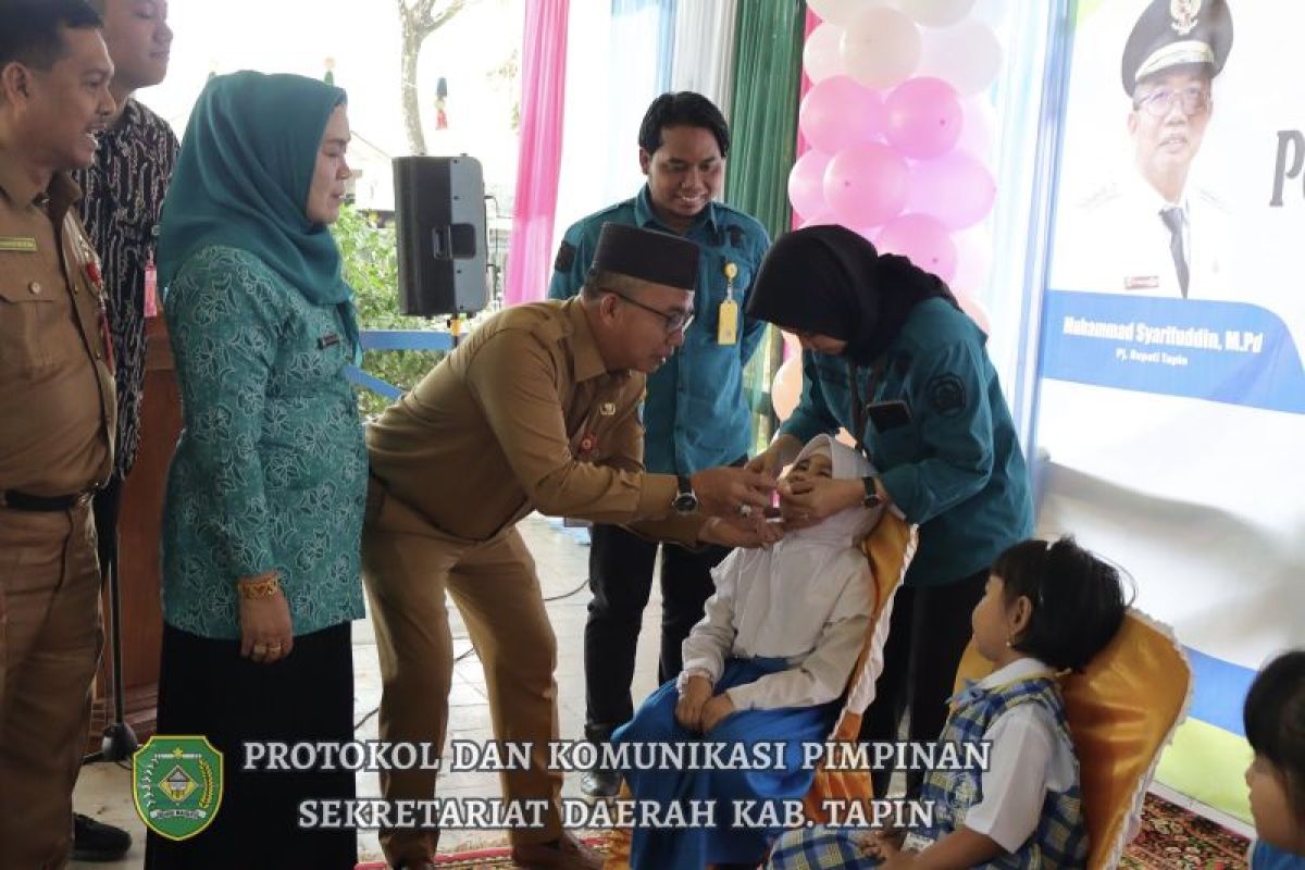 Pemkab Tapin sasar 23.269 anak pada PIN Polio 2024