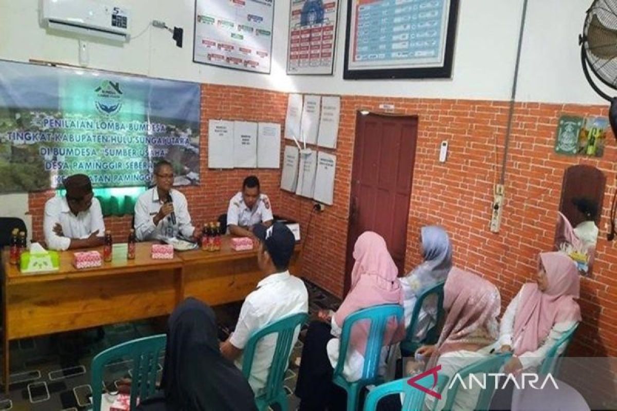 Bumdes Sumber Usaha Desa Paminggir Seberang Wakili HSU ke Lomba Tingkat Provinsi Kalsel