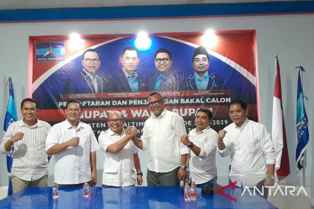 Partai Demokrat dan Gerindra Kutim berkoalisi di Pilkada 2024