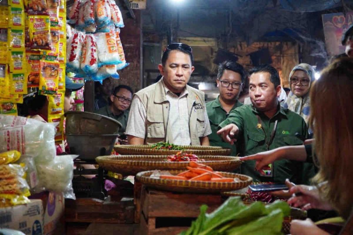 Bapanas pastikan pangan di Pasar Rau Serang bebas zat berbahaya