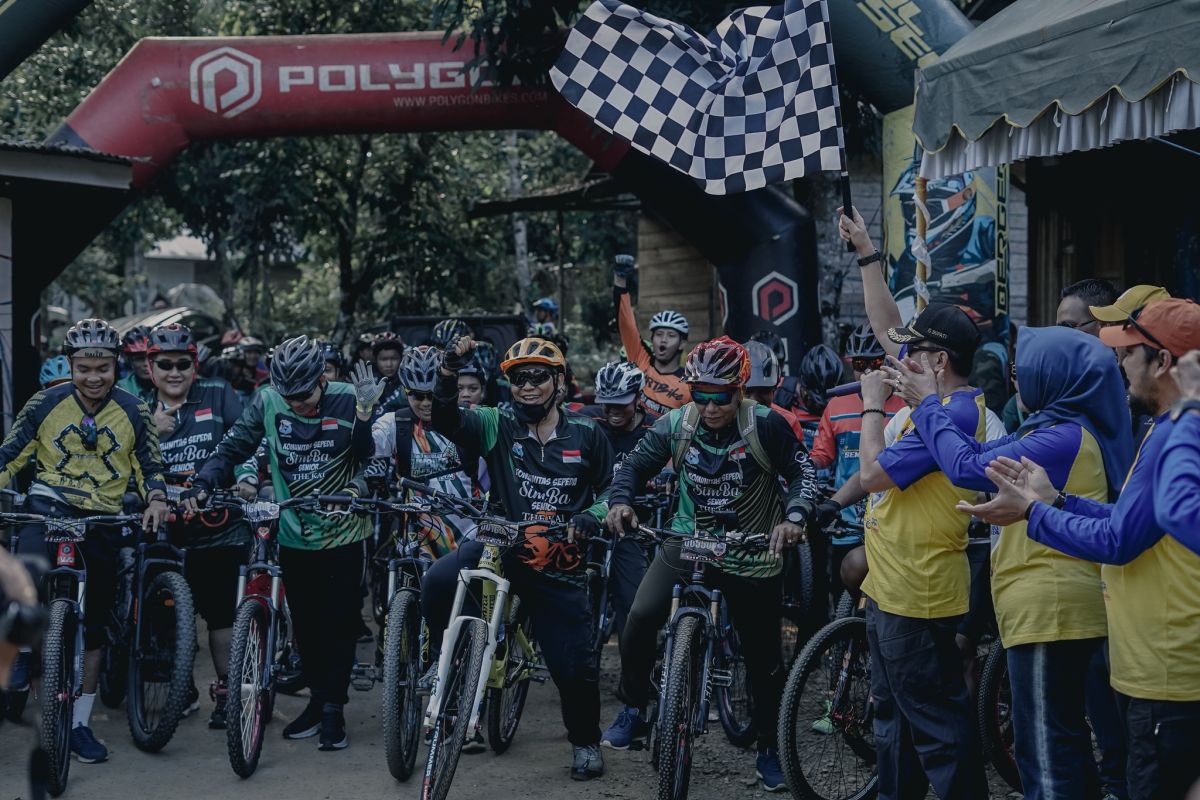 700 peserta ikuti jambore sepeda gunung Muara Kitar Loksado