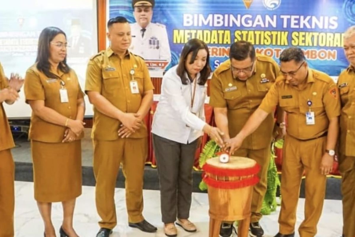 Pemkot Ambon bersama BPS gelar bimtek meta data statistik sektoral 2024