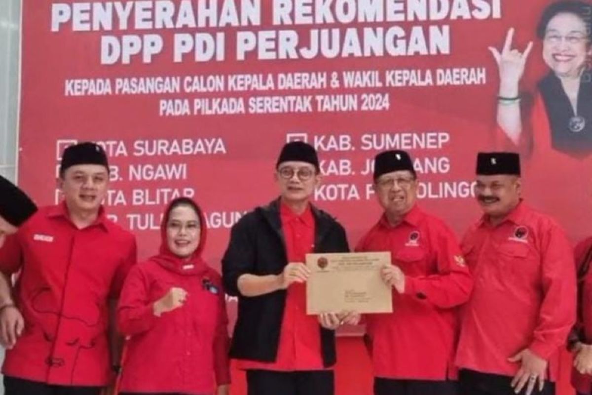 PDIP rekomendasi mantan Bupati Tulungagung Maryoto maju pilkada 2024