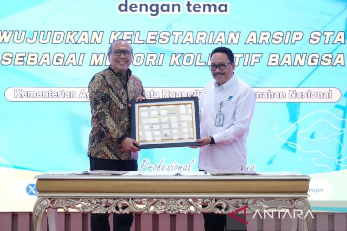 ATR/BPN berupaya kelola arsip makin baik usai raih penghargaan ANRI