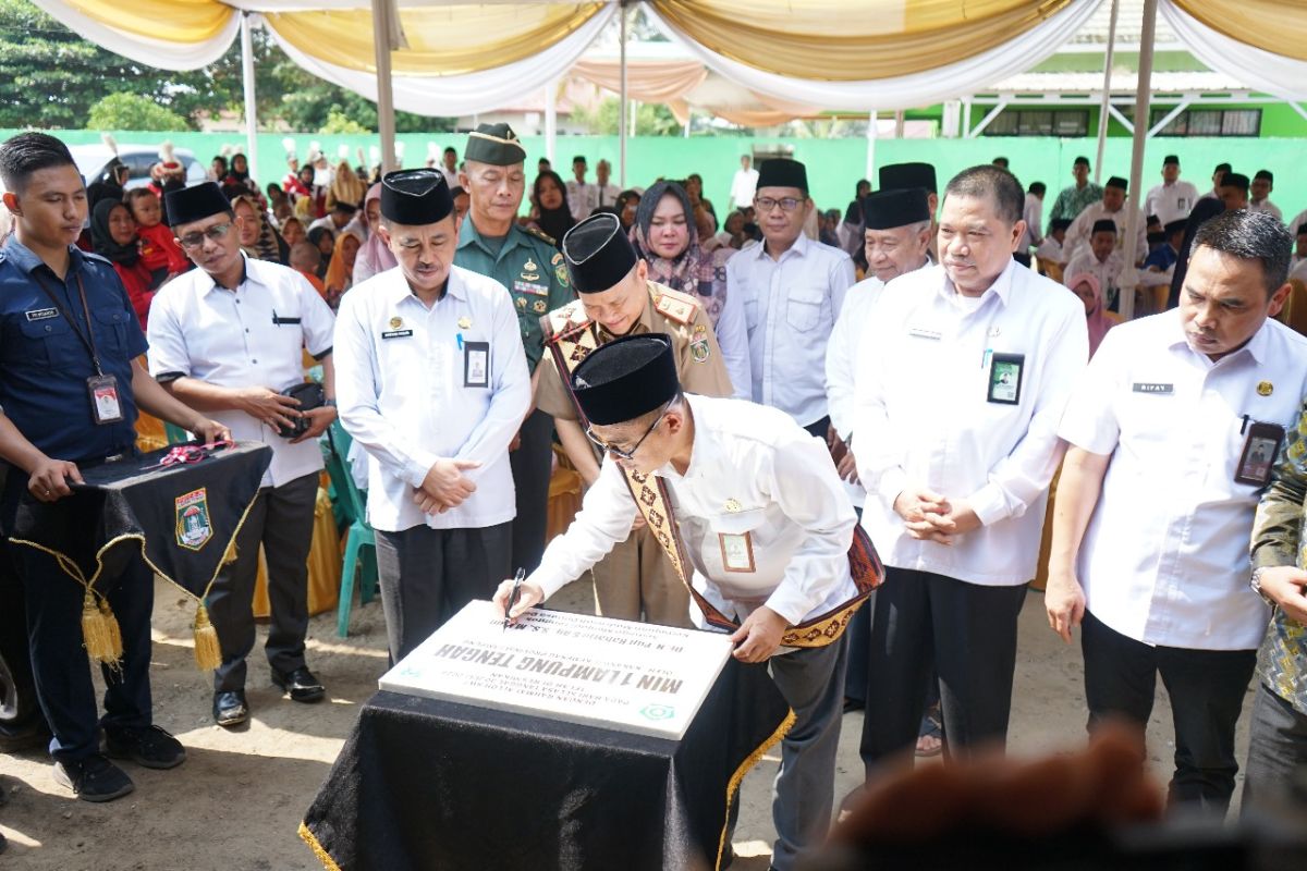 Kemenag sebut pendirian MIN 1 Lampung Tengah tingkatkan mutu pendidikan agama