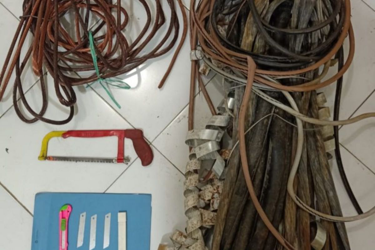 Curi kabel Pertamina tiga pria di Tabalong diciduk