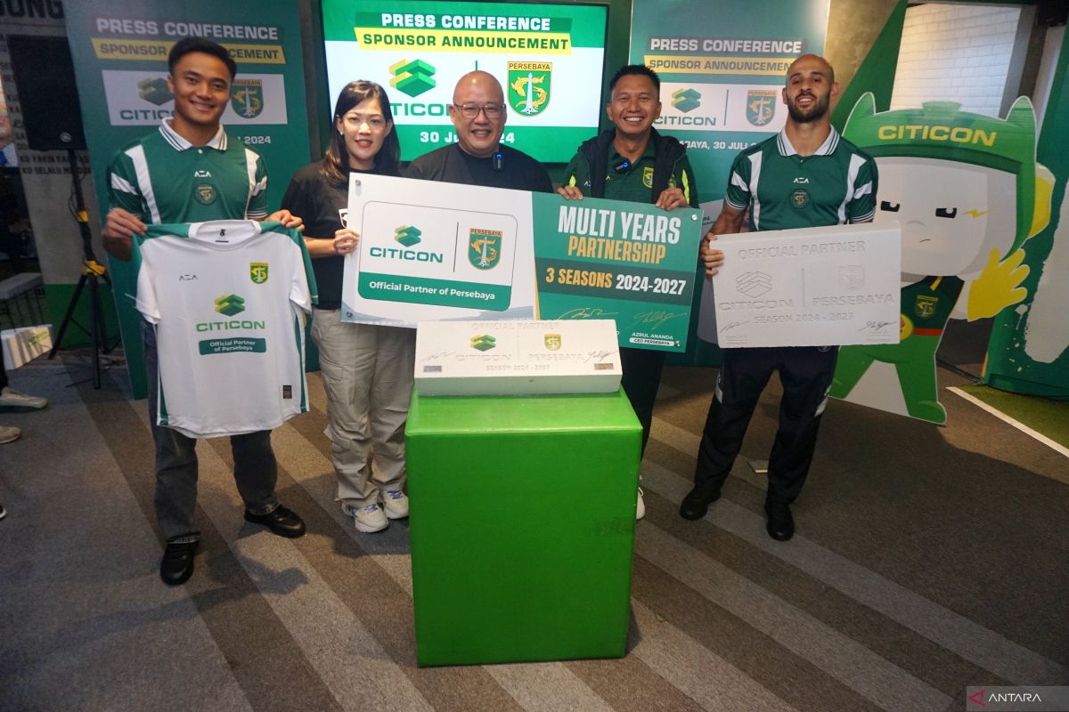 Persebaya-Citicon lanjutkan kerja sama hingga tiga musim