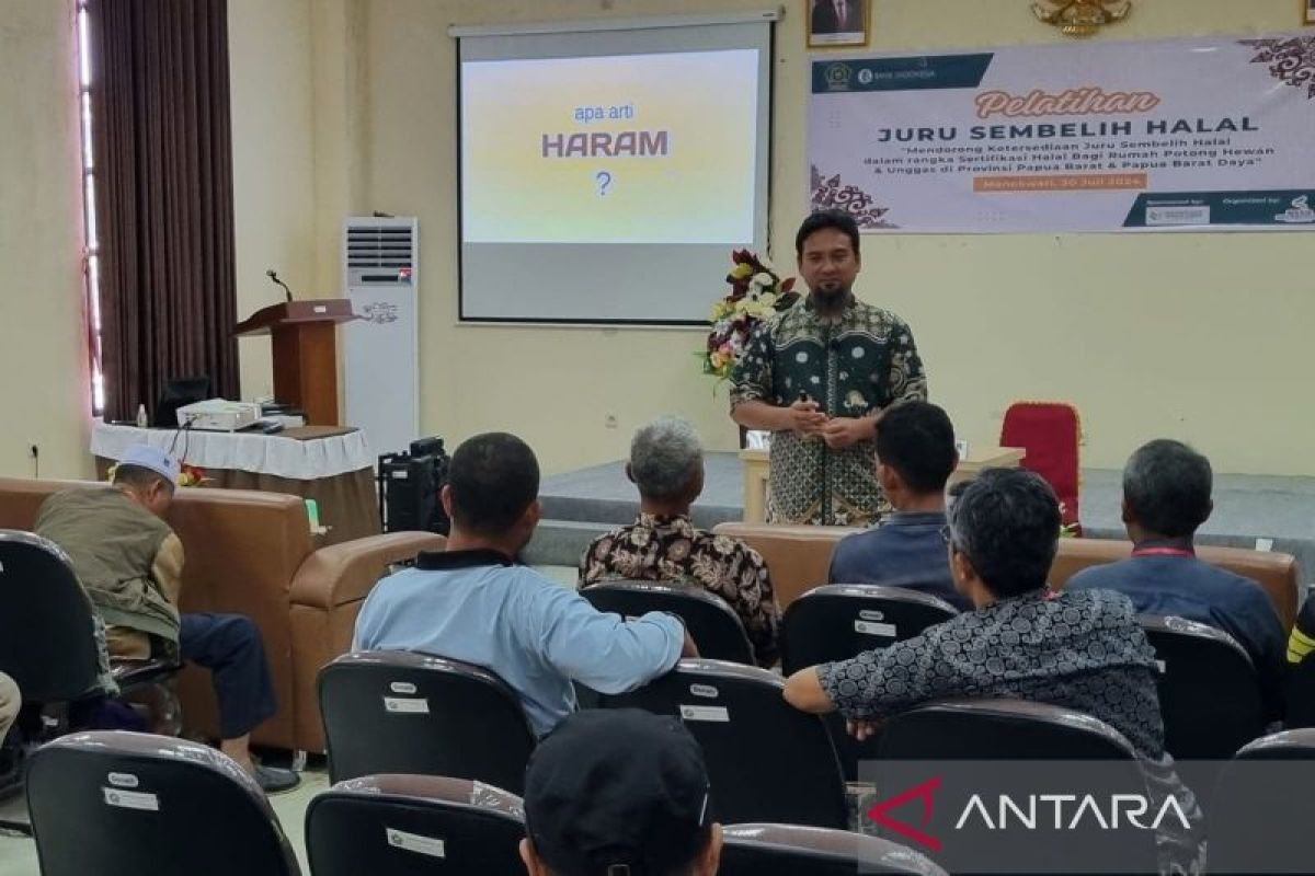 Kemenag dan BI Papua Barat latih juru sembelih jaga kualitas produk halal