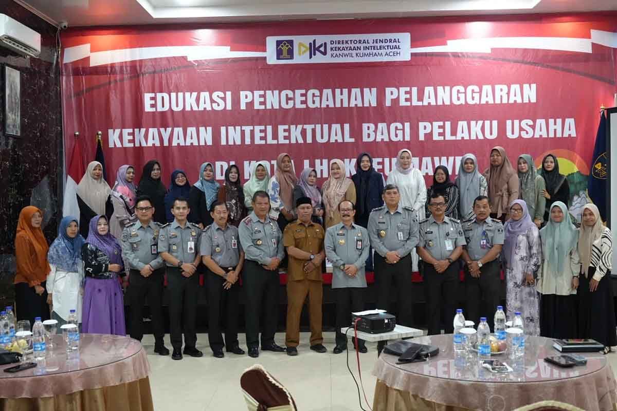 Kemenkumham Aceh edukasi pencegahan pelanggaran kekayaan intelektual di Kota Lhokseumawe