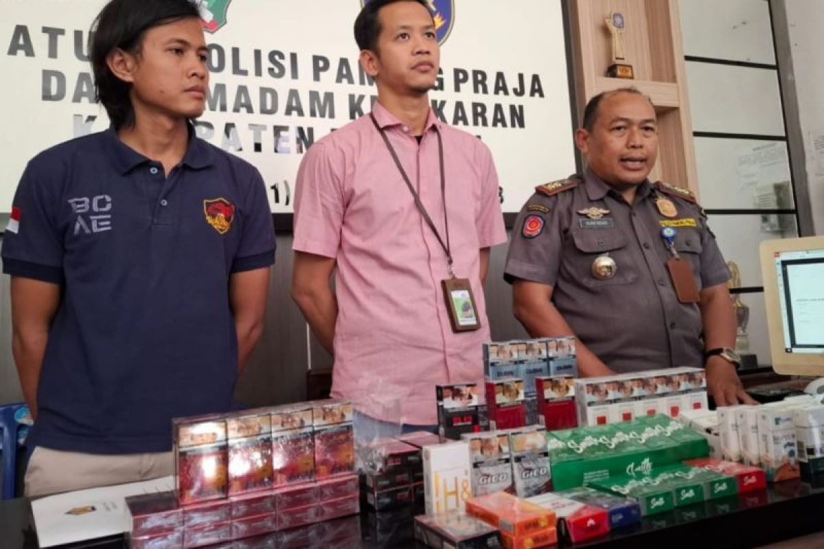 Satpol PP Magetan dan Bea Cukai Madiun sita ribuan batang rokok ilegal