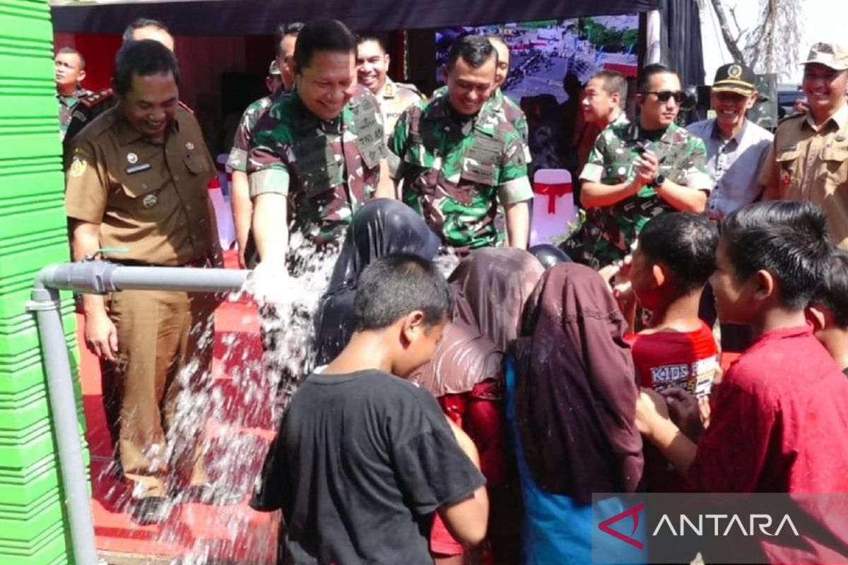 Kodam V/Brawijaya bangun 55 sumur di daerah krisis air bersih di Jatim