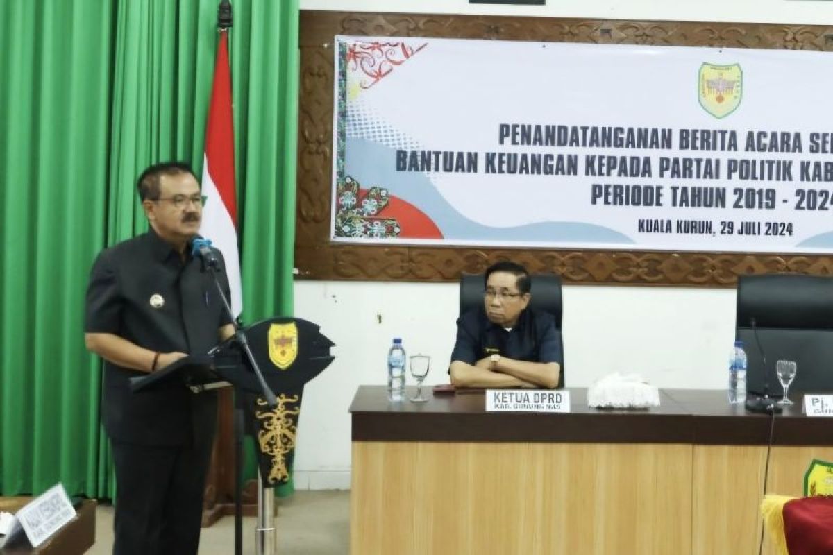 Ketua DPRD Gumas dukung usulan kenaikan nilai bantuan keuangan parpol