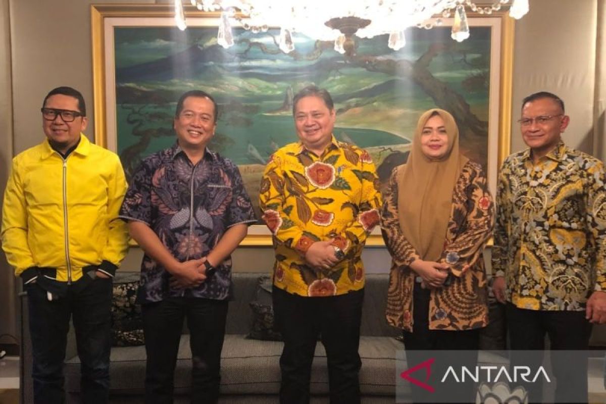 Cagub dan Cawagub NTB Iqbal-Dinda temui Ketum Golkar Airlangga