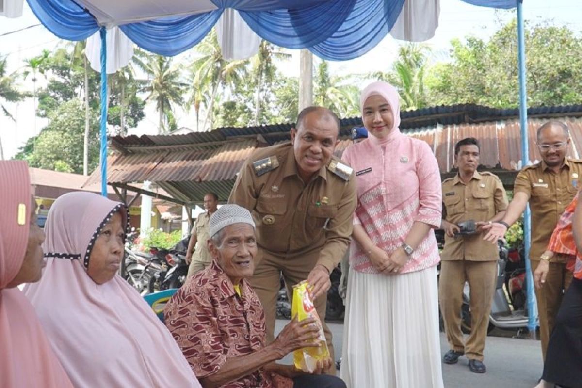 Pj Bupati dan Ketua PKK Langkat berkunjung ke Desa Banyumas, ini tujuannya