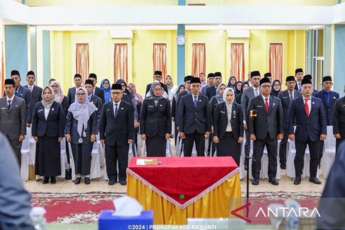 Lantik 39 pejabat Meranti, Asmar : Jangan sombong dengan jabatan