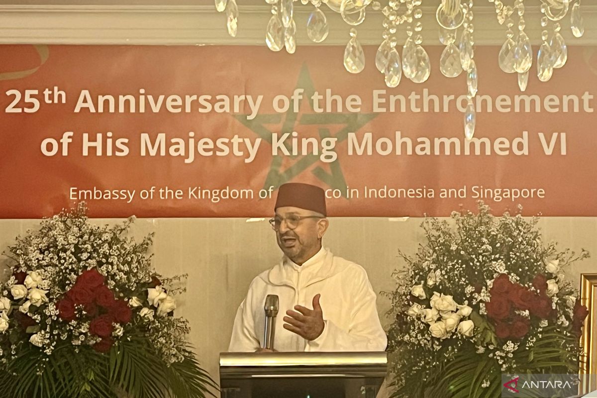 Kedubes Maroko merayakan 25 tahun Raja Muhammad VI bertakhta