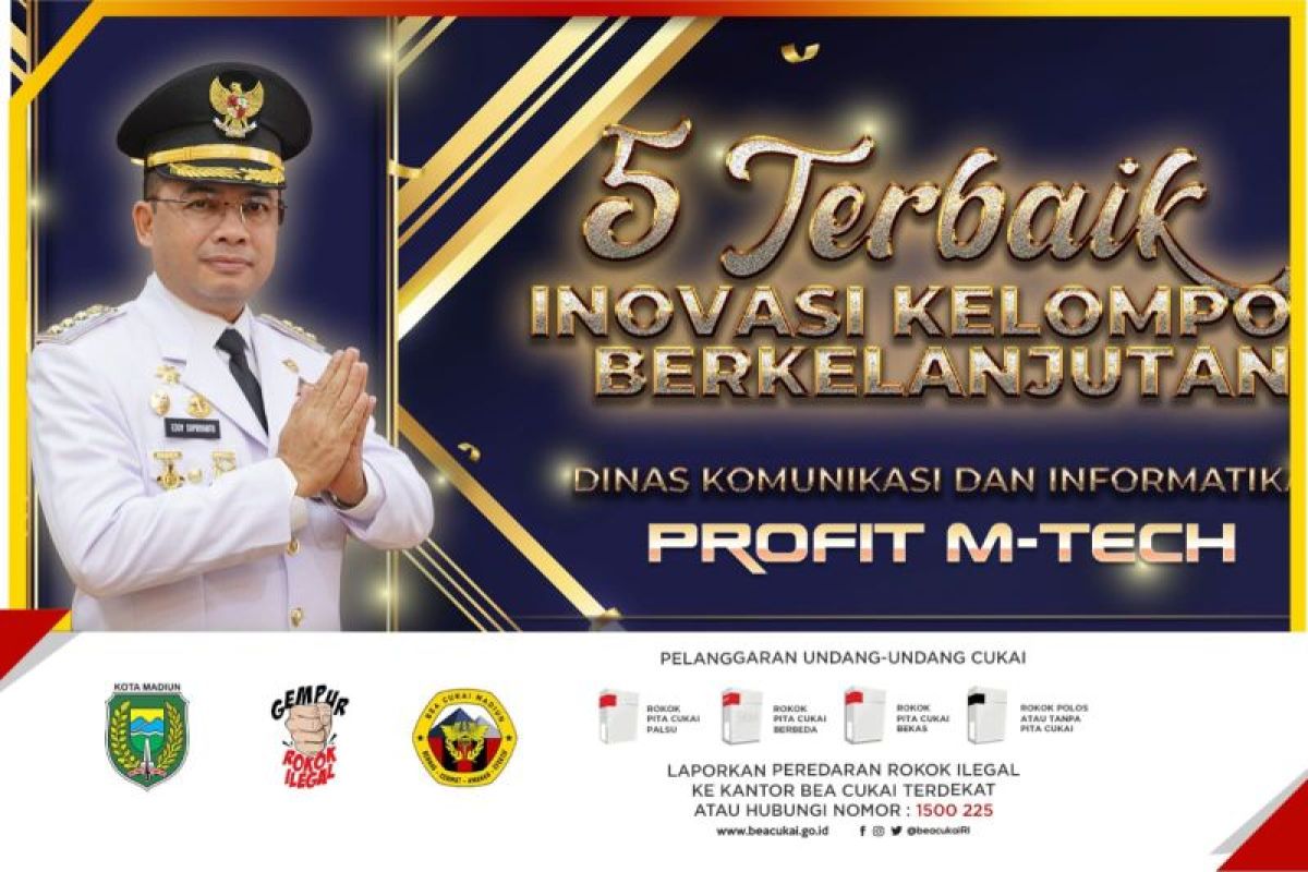 Inovasi Profit M-Tech Diskominfo Kota Madiun masuk Top 5 PKRI Kelompok Keberlanjutan