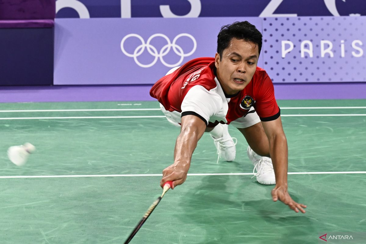 Anthony Ginting kecewa usai gugur di Olimpiade Paris