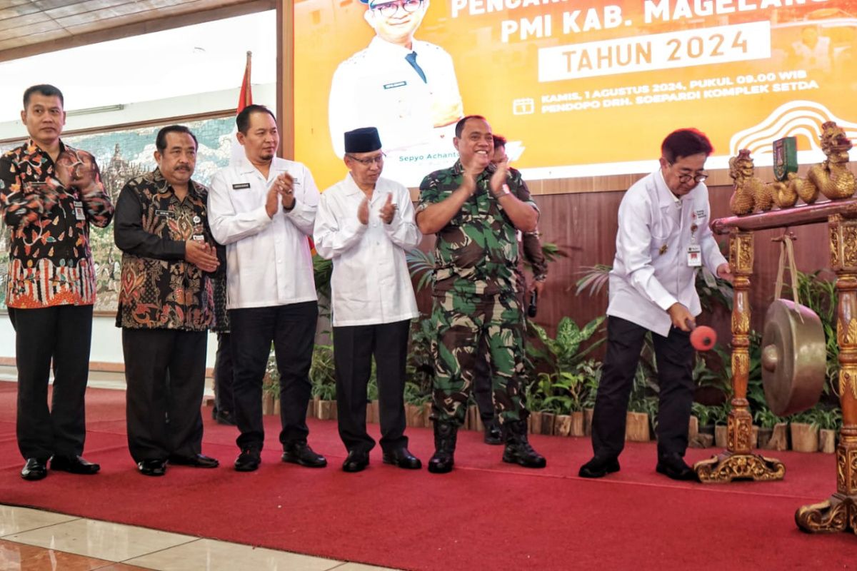 Pj Bupati Magelang canangkan Bulan Dana PMI  2024