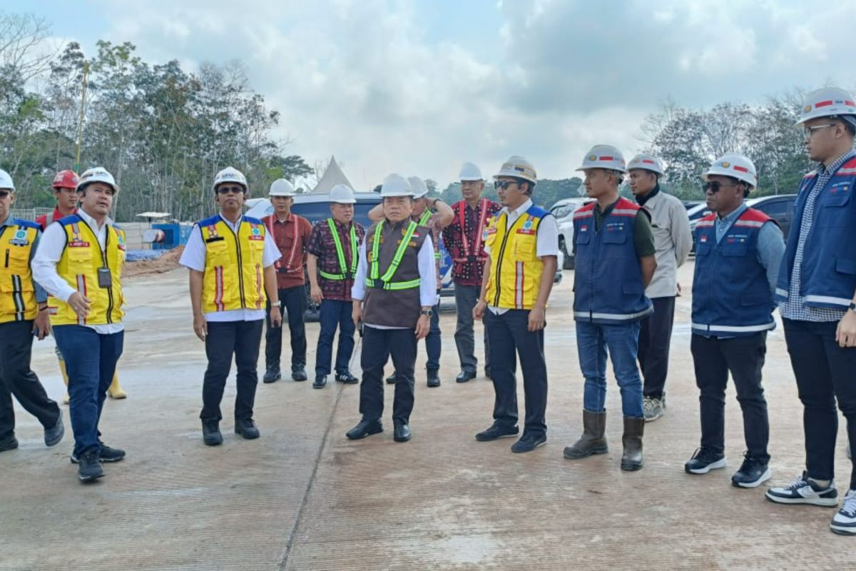 Kemajuan pembangunan tol Baleno di Jambi capai 92,5 persen