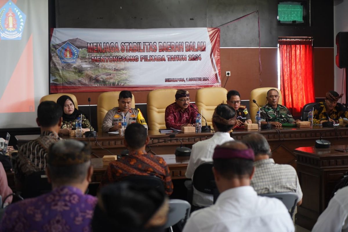 Bupati Klungkung ajak masyarakat ciptakan Pemilu damai