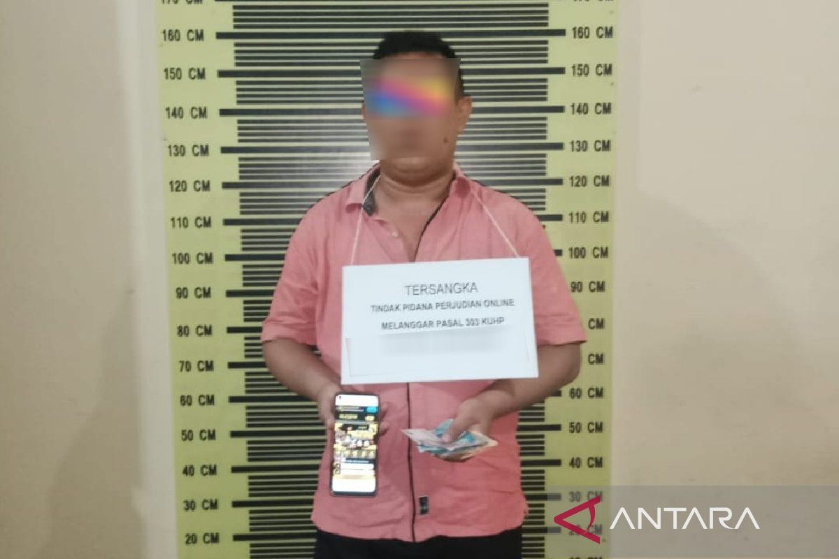 Polsek Barumun tangkap pelaku judi Online