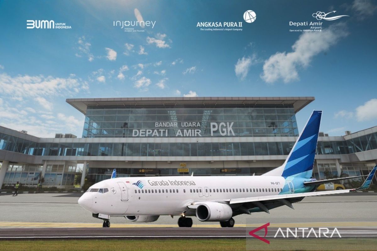 Garuda Indonesia tambah penerbangan pagi di Bandara Depati Amir Pangkalpinang