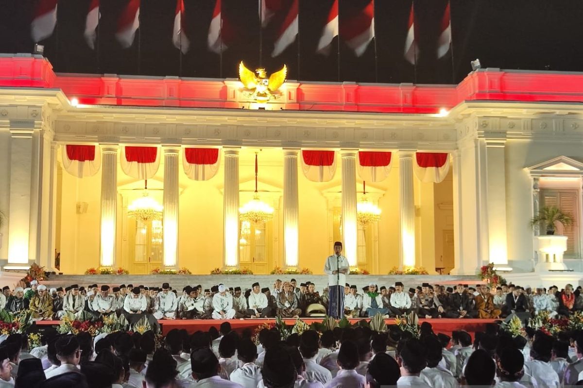 Saat dzikir kebangsaan, Presiden Jokowi sampaikan maaf atas segala khilaf