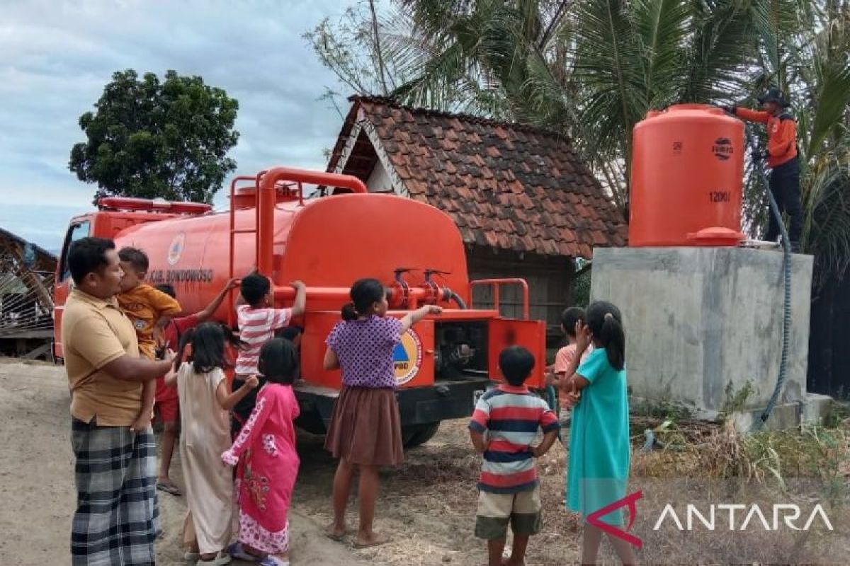 BPBD Bondowoso catat 24 desa di 12 kecamatan kekurangan air bersih